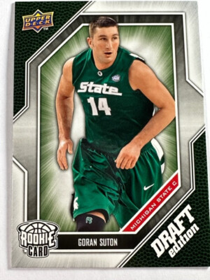 2009-10 Upper Deck Draft Edition Basketball Michigan State Goran Suton