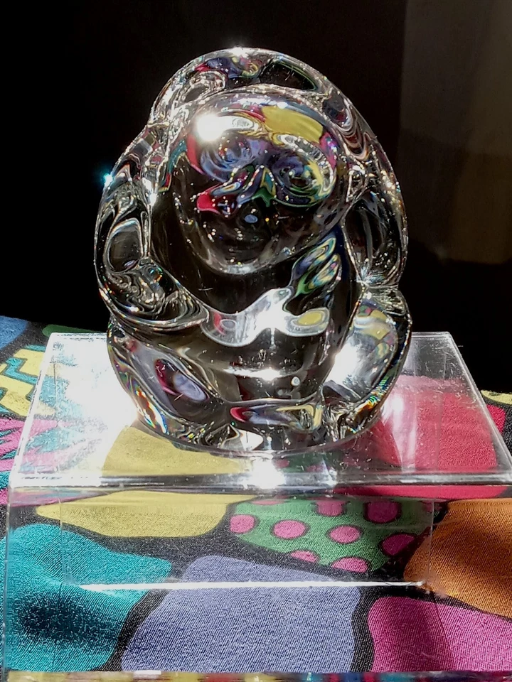 Mono de cristal Steuben vintage, impresionante, ¡con caja original! 🎁 Foto 2 de 4