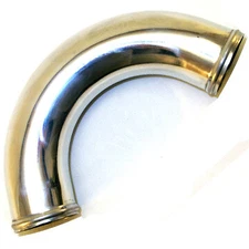 4.0" (102mm) Aluminum pipe 135 degree 1' (30.5cm) section intake/intercooler