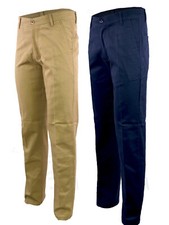 Mens Casual Stretch Cotton Elastane Chino Trousers Golf 32-42 Leg 30 32 34