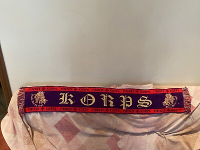 SCIARPA IN RASO DI POLIESTERE FIORENTINA A RIGHE | Giemme Store