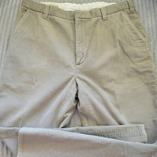 ORVIS Men's Cordoroy Tan Pants Size 36 Waist 100 Cotton