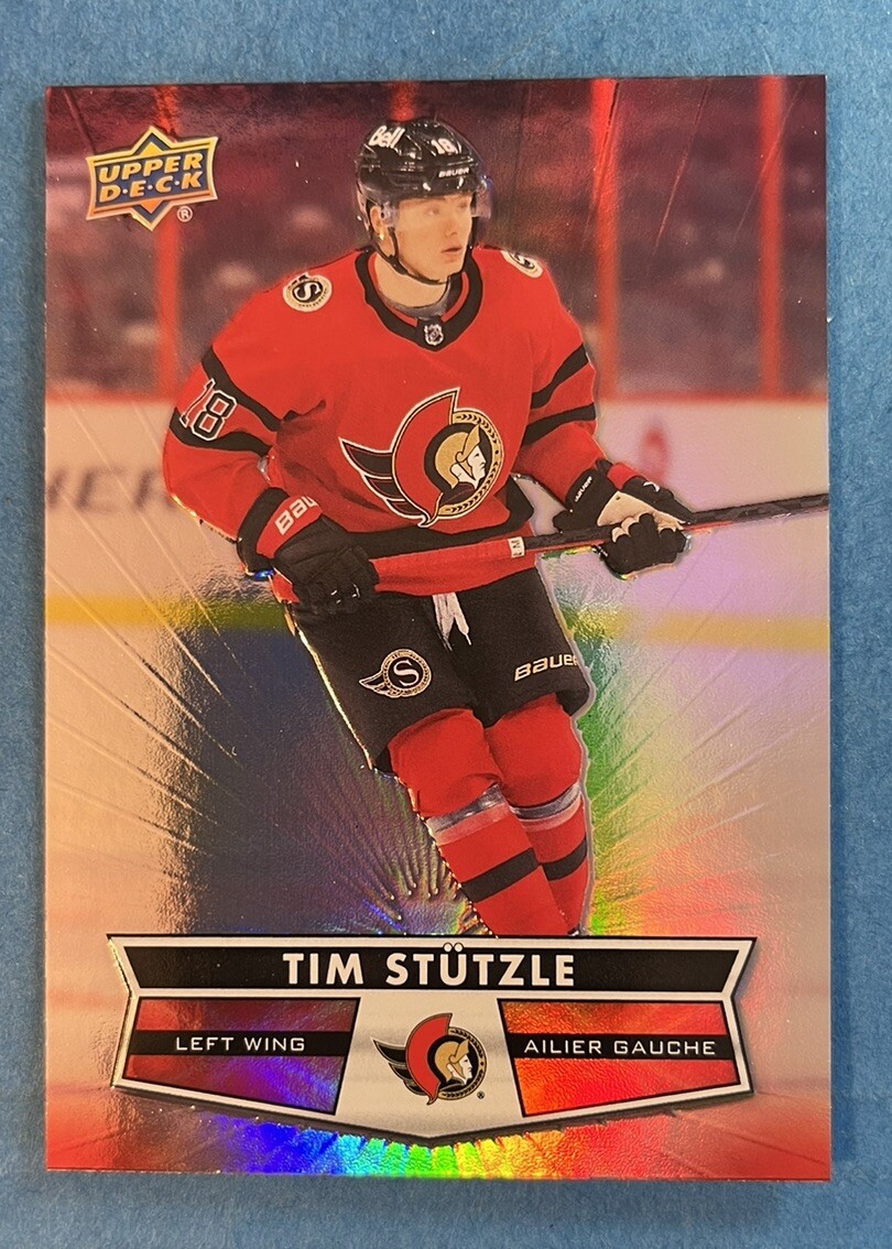 2021-22 Upper Deck Tim Hortons #18 Tim Stutzle ROOKIE Ottawa Senators RC NHL