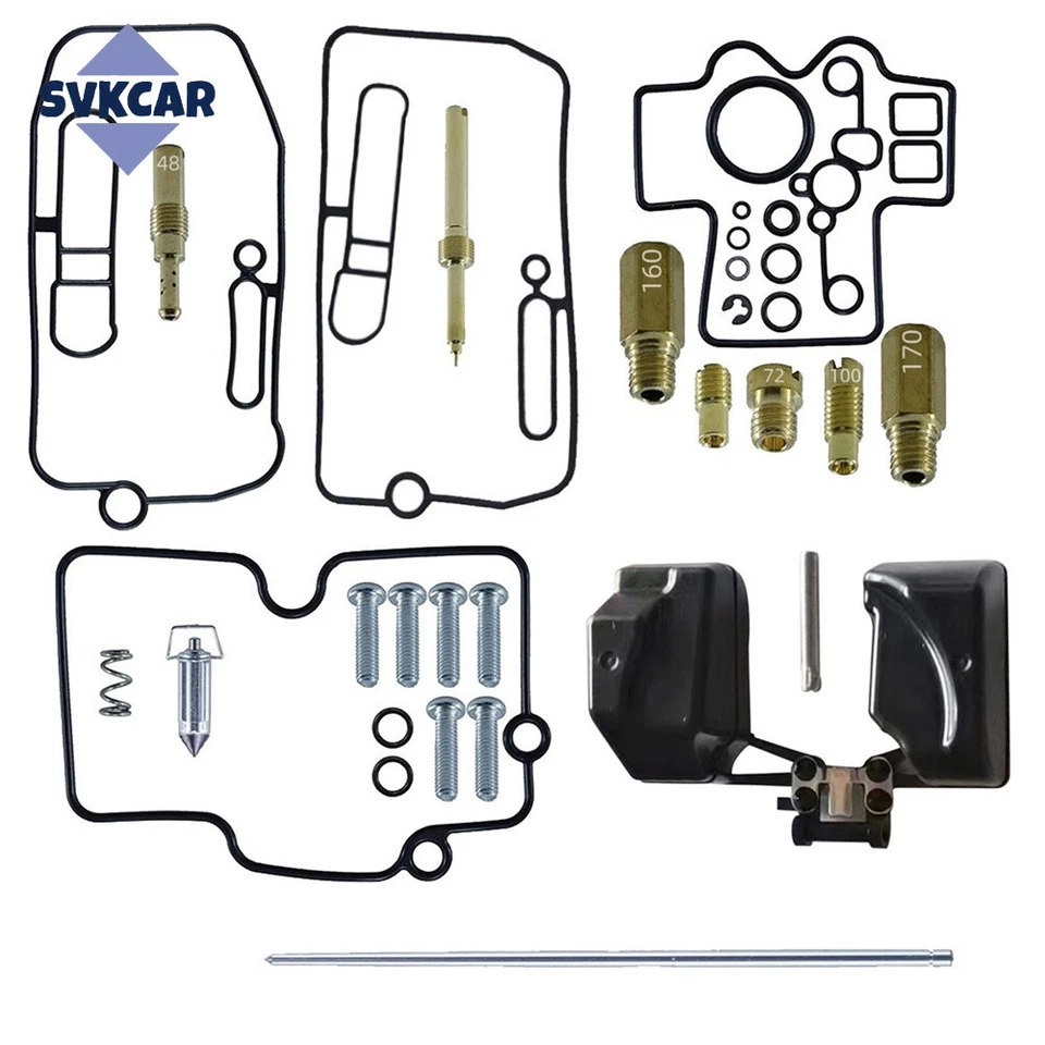 Kit de reparación de carburador para Honda CRF250R CRF250X CRF450R CRF450X reconstrucción de junta Foto 2 de 4