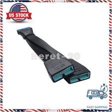 15cm Motherboard Mainboard 1 to 2 Power Splitter Cable 19-Pin to USB 3.0 20-Pin