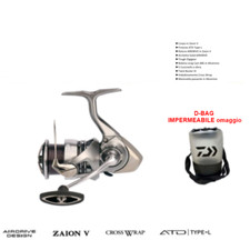 NEW MULINELLO DAIWA EXCELER 23 LT GAMMA COMPLETA + D-BAG IMPERMEABILE IN OMAGGIO