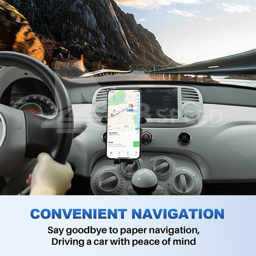 Car Dashboard Dash Mount Phone Holder Bracket Clip For Fiat 500 08-23 Abarth 595 - Picture 4 of 11