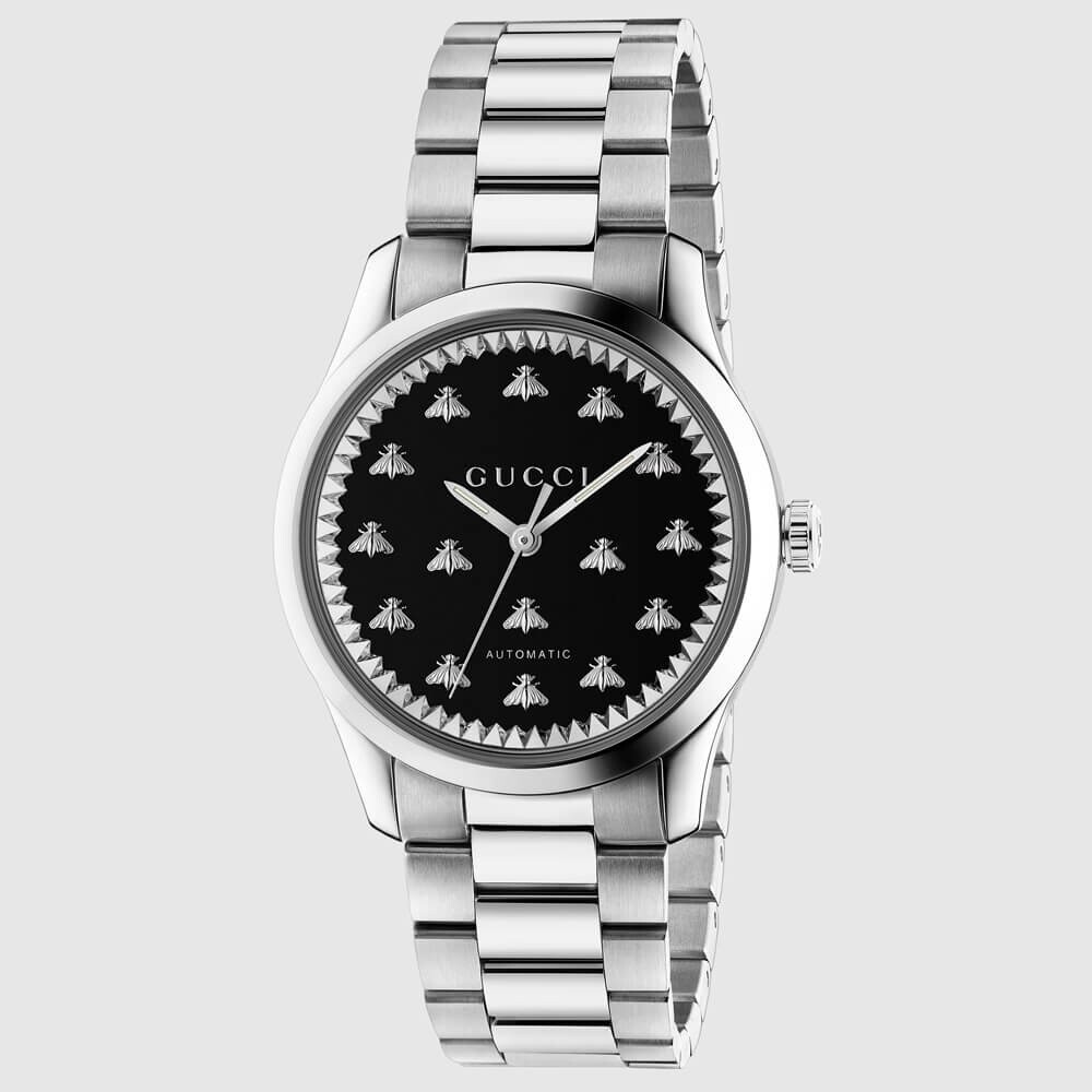 Gucci G-Timeless Bee Black Dial 38MM Automatic Women display picture 1