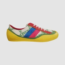 JW Anderson Men Red Yellow Bubble Hike Lace Up Sneakers Shoes Size 43