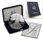 (1) 2006 W 1oz US American Silver Eagle $1 Dollar Proof Bullion Coin w/Box & COA