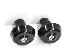 Coppia tappi terminali bar beach cruiser bici feltro nero nuovi vecchio stock stile zeppa