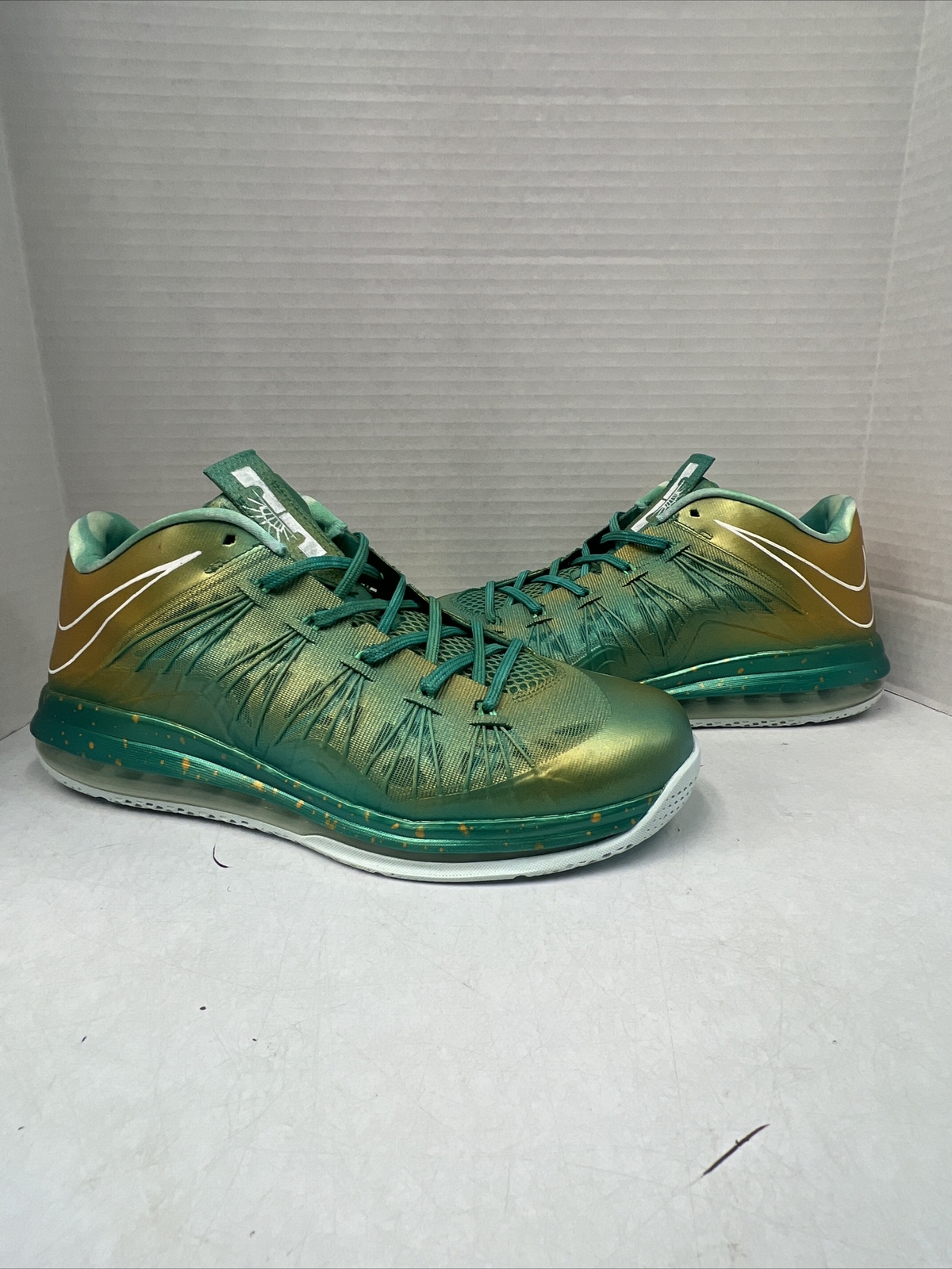 Nike Air Max LeBron 10 Low Statue of Liberty Custom 2013 Size 12