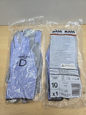 Cut Resistant Gloves Coated Glove Cut Level 5 GRIP EN388 MAPA Krytech Sz 10 L XL