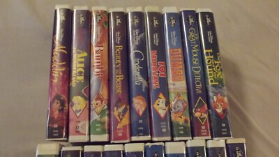 Walt Disney's Complete Black Diamond VHS Collection 99% Mint! 9
