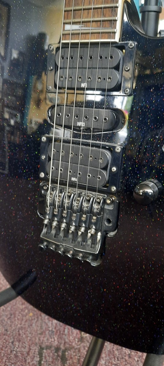 Ibanez RG370DX Sparkle Iridescent Rainbow Flake Electric Ibanez RG370DX Sparkle Iridescent Rainbow Flake Electric