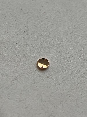 #1171 ORIGINAL ZENITH 2,6mm GOLD EINLAGE SCHEIBE MUSEUM COLLECTION BANDGLIED