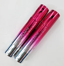 2X Almay Color & Care Lip Oil-in-Stick 130 Raspberry Rush New