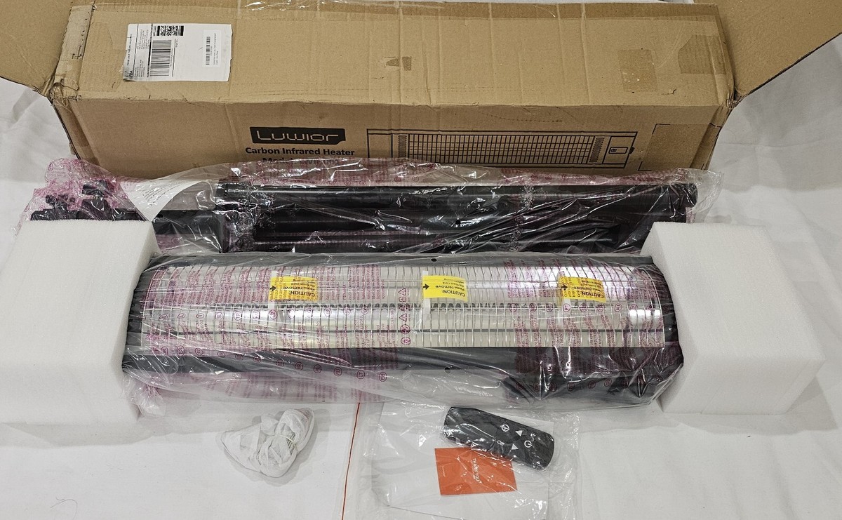 NEW - Luwior LWIH001 - Carbon Infrared Indoor/Outdoor Heater NEW - Luwior LWIH001 - Carbon Infrared Indoor/Outdoor Heater