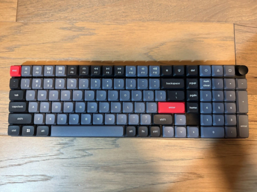 Keychron K17 Pro QMK Przewodowa / Bezprzewodowa klawiatura mechaniczna Hot Swap Niebieski przełącznik - Zdjęcie 3 z 8