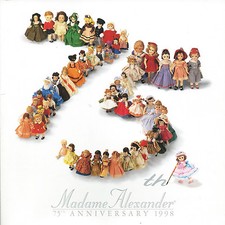 NEW 1998 Madame Alexander Doll Collection 75th Anniversary Color CATALOG Book