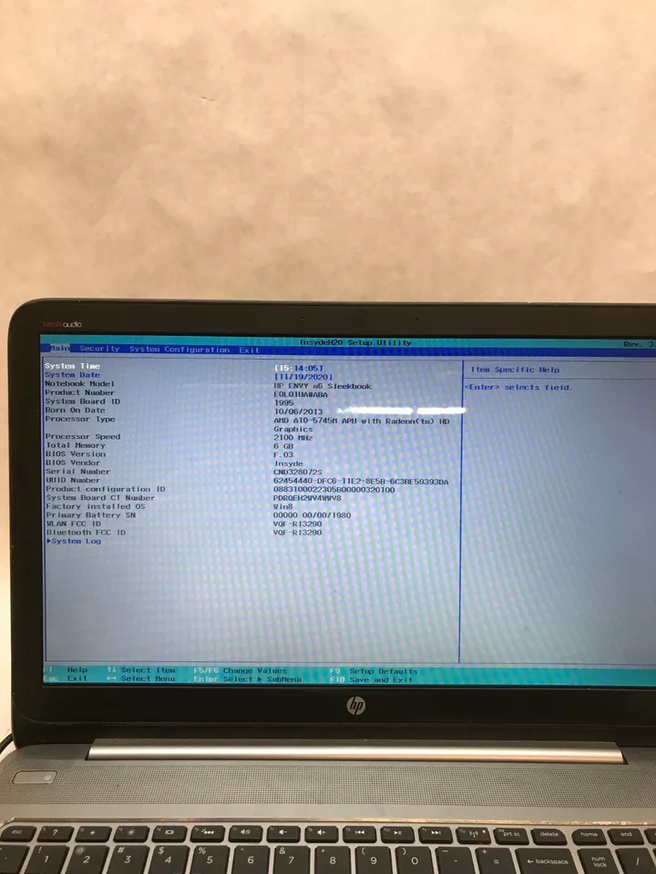 HP Envy m6-K010dx 15.6" Laptop AMD A10-5745M 2.1GHz 6GB RAM NO HDD/OS AS IS - DW - Image 2 of 4