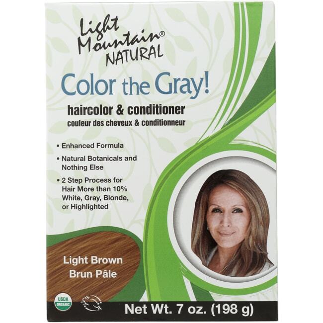 Light Mountain Color the Gray! Light Brown 7 oz Box