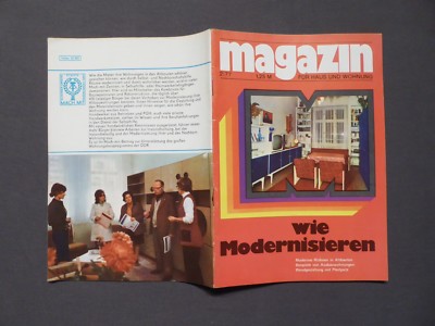 GDR magazine, magazine for house and apartment, 16th century 1977 No. 2, publisher Bauwesen