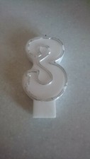 Number 3 Birthday Candle