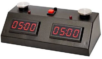 The Chess Store Zmart Fun ZMF-II Digital Horloge Clock - Red LED Display/Black