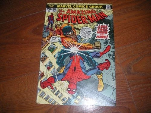 Amazing Spider-Man #123 8.0 OW/W pgs. Luke Cage Romita, Kane 1973