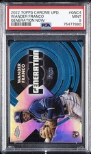 2022 TOPPS CHROME UPDATE GENERATION NOW #GNC4 WANDER FRANCO PSA 9