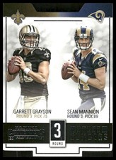 2015 Panini Contenders #RN9 Garrett Grayson / Sean Mannion Round Numbers