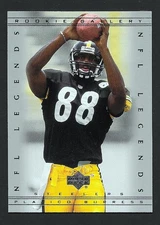 2000 Upper Deck Legends Rookie Gallery #RG7 Plaxico Burress Pittsburgh Steelers