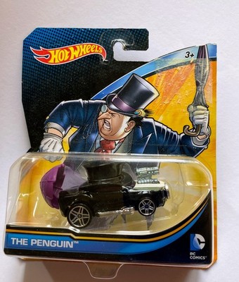 Hot Wheels DC Comics The Penguin Figur Auto Diecast 1:64 Mattel Carded 2015