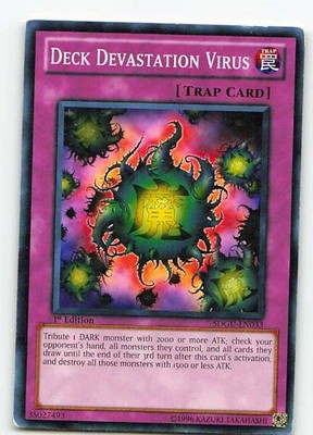 Deck Devastation Virus SDGU-EN033 Structure Deck: Gates of the Underworld Com...