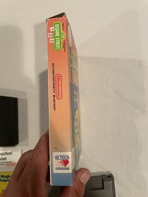 Sesame Street 123 Nintendo NES With Box Manuel Tested In Amazing Condition