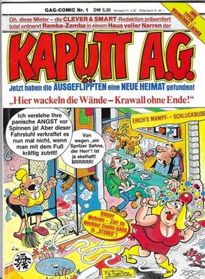 Kaputt A.G. - Hier wackeln... Band 1 Condor Verlag 1987 F. Ibanez Clever & Smart