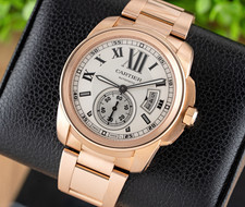 Cartier Calibre de Cartier 18k Rose Gold W7100018 with Box and Papers!!