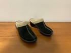 Naturalizer Womens Black Suede Comfort Clog Slip Ons Beige Sherpa Trim 6.5 M — photo 4