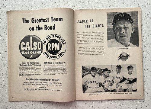 1954 World Series Program Giants Version Unscored - Picture 7 of 14