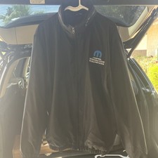 MOPAR DEPENDABLE DODGE WHOLESALE PARTS DIVISION JACKET LARGE Black Mopar Port Au