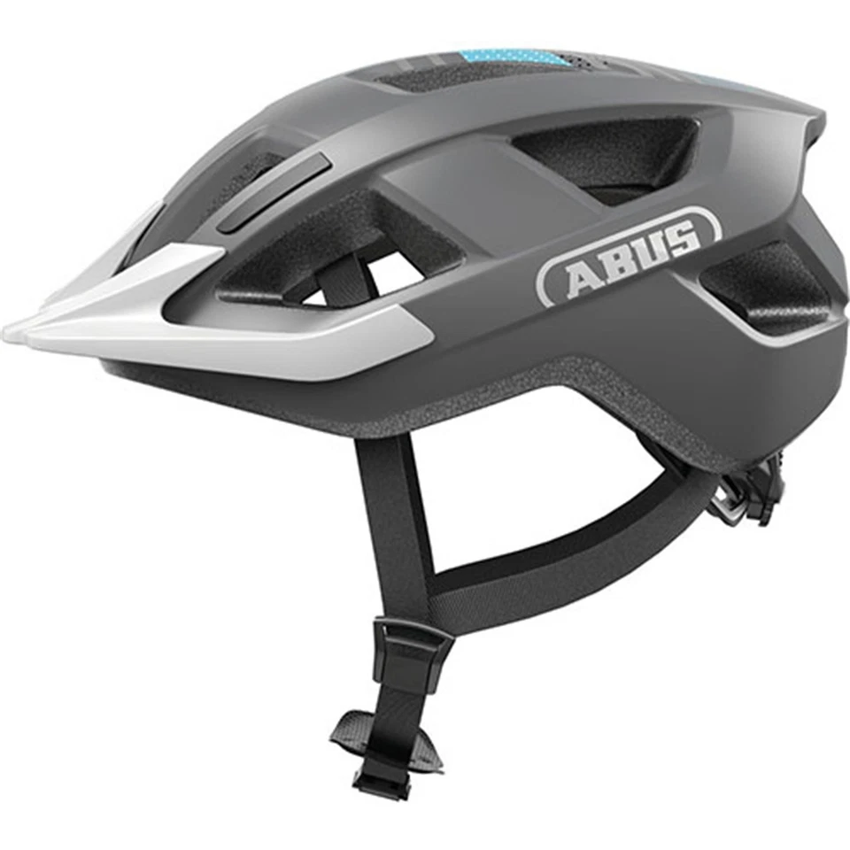 Abus Helme Fahrradhelm Aduro 3.0 Größe L 58-62cm Race Grau Abnehmbares Visier - Bild 1 von 1