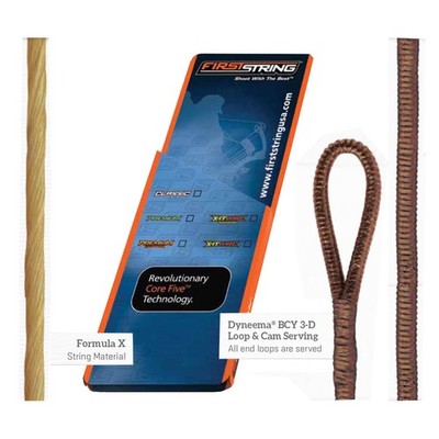 FirstString Classic String Set Buckskin w/Tan Serving Mathews Vertix
