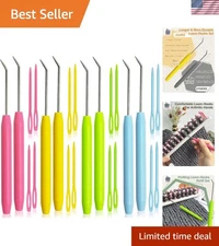 Loom Hooks Crochet Set 8pcs Stainless Steel Ergonomic Knitting Tools