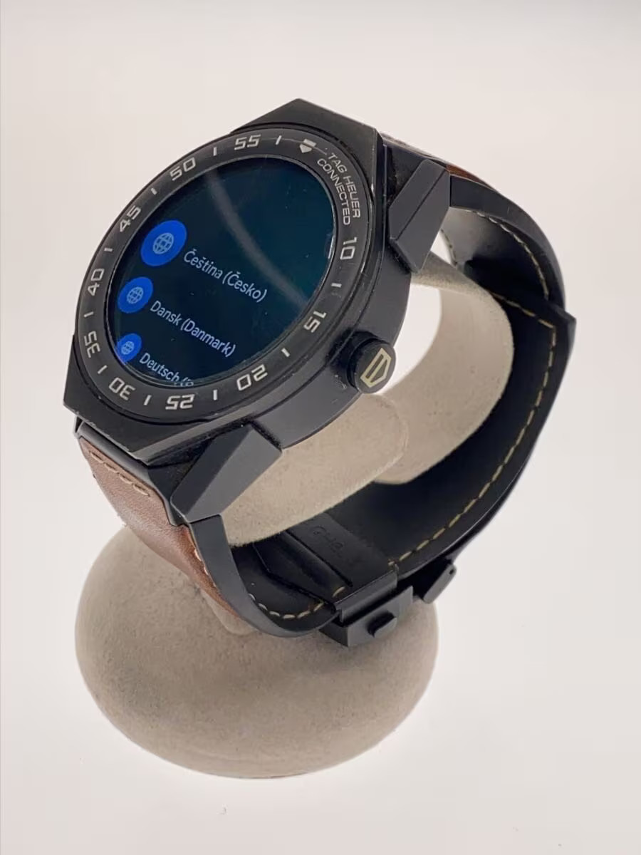 TAGHeuer Connected Modular 45 Digital Leather BLK BRW image 2