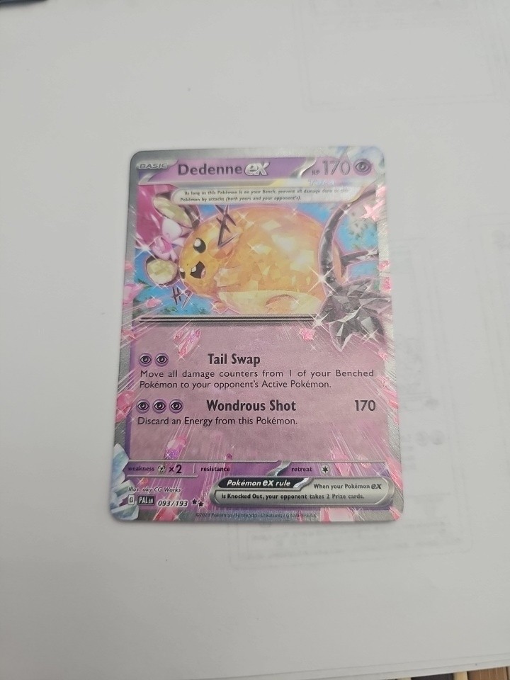 Pokémon TCG - Dedenne EX 93/193 Scarlet & Violet Paldea Evolved Card