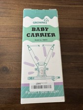 GROWNSY Baby Carrier Newborn to Toddler, Cozy Baby Wraps Carrier, Ergonomic Baby