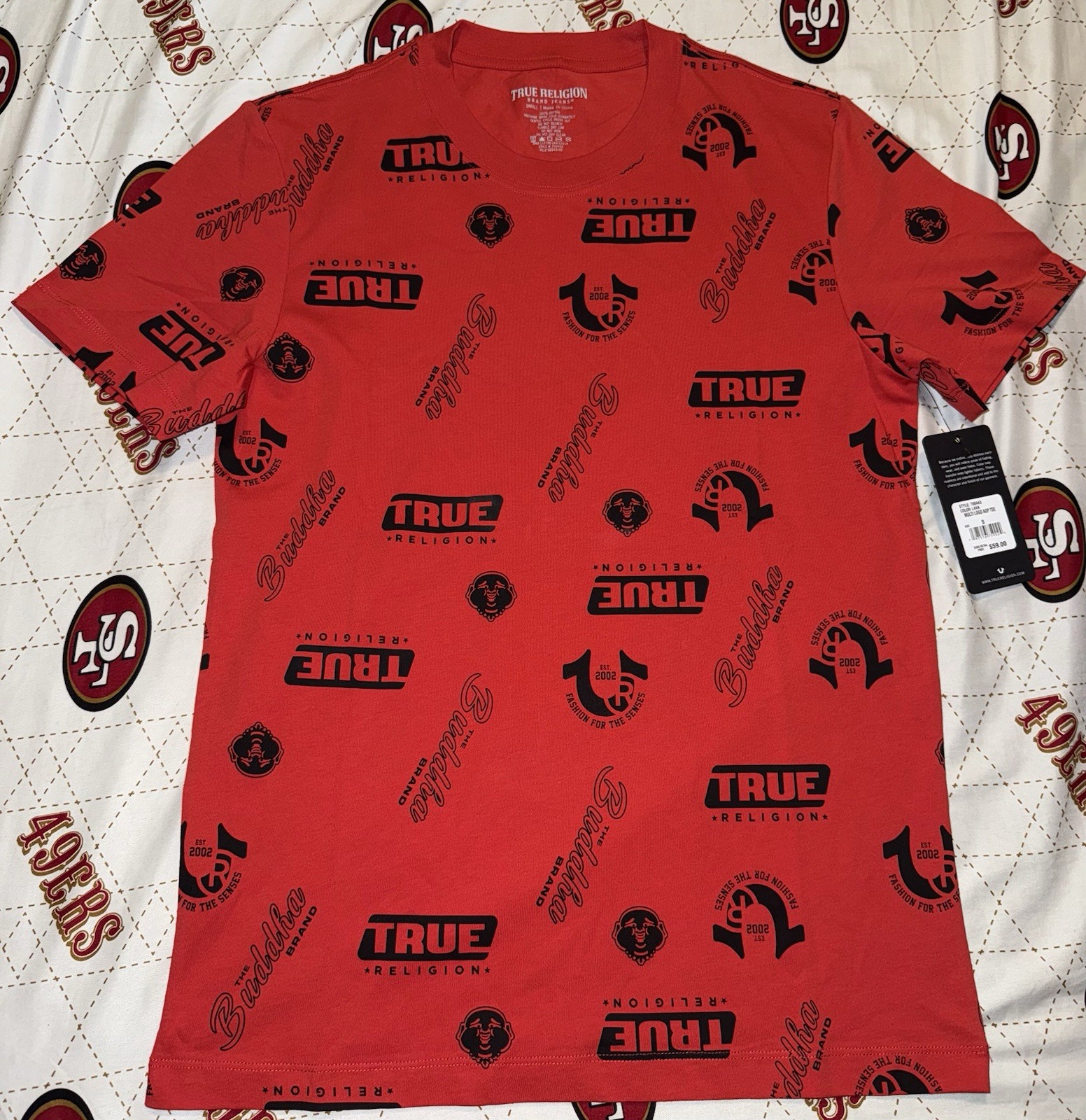 True Religion Men's T-Shirt Size S thumbnail 3