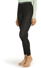 Icebreaker Women's 175 Everyday Cold Weather Base Layer Thermal Leggings L Black