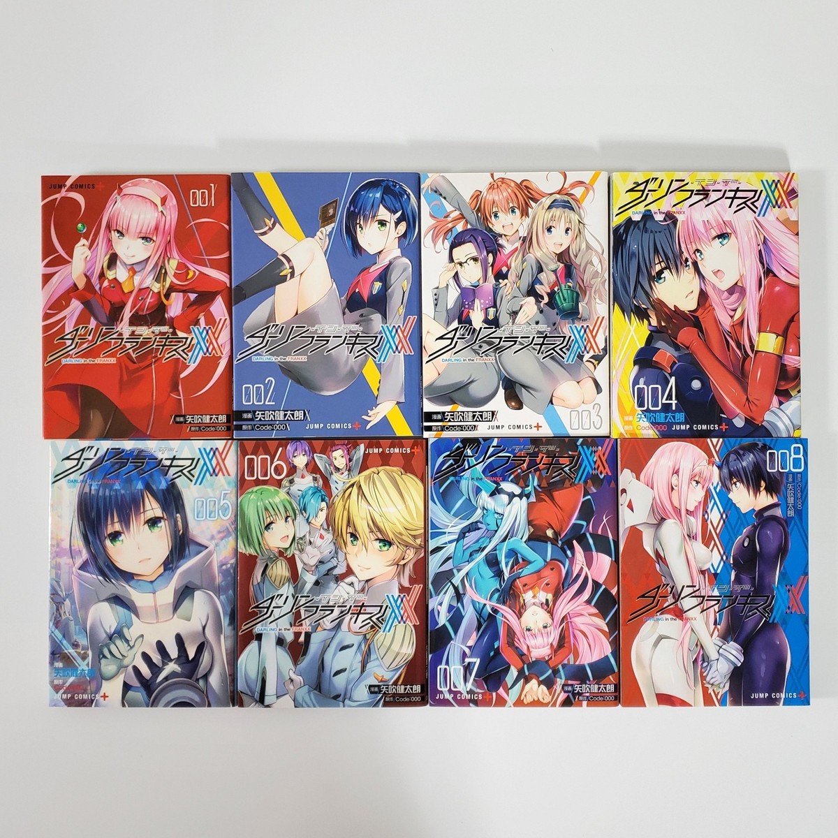 DARLING in the FRANXX Manga Vol.1-8 Complete Set First Edition